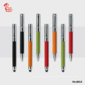 Custom Logo Stylus Metal Ball Stift Firmenleder -Puste mit Schachtel